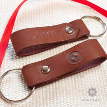 Load image into Gallery viewer, Personalised Monogrammed Car Keyring - Rokkigifts
